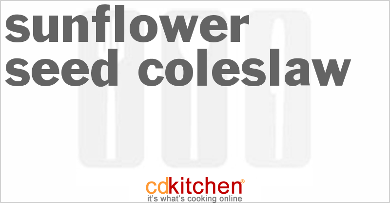 Sunflower Seed Coleslaw - CDKitchen.com