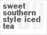 recipe for sweet southern-style iced tea