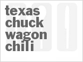 recipe for texas chuck wagon chili