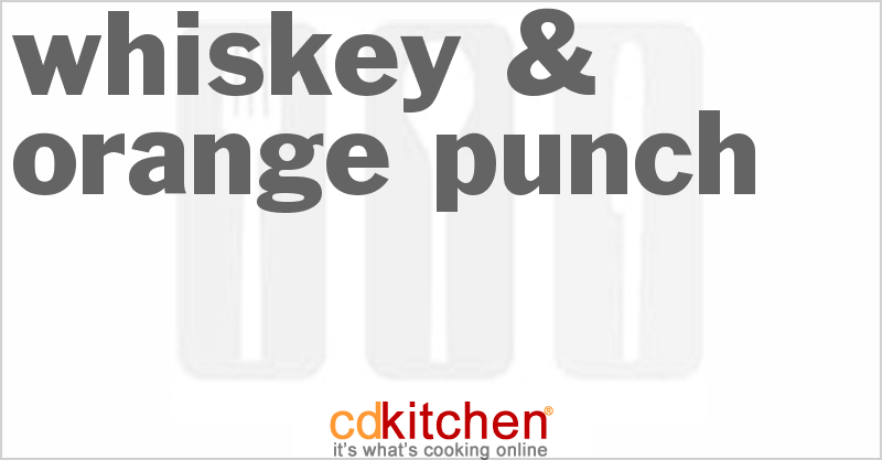 Whiskey & Orange Punch - CDKitchen.com
