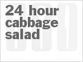 recipe for 24 hour cabbage salad