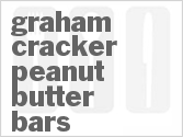 Graham Cracker Peanut Butter Bars