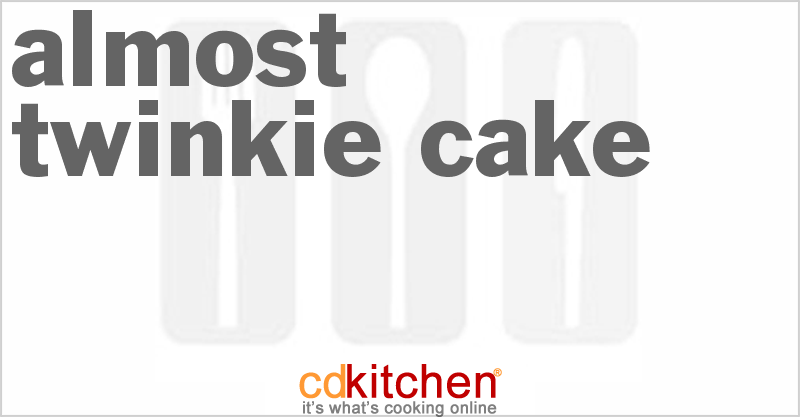 Almost Twinkie Cake - CDKitchen.com