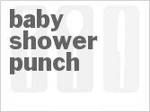 recipe for baby shower punch