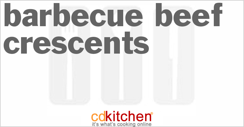 Barbecue Beef Crescents - CDKitchen.com