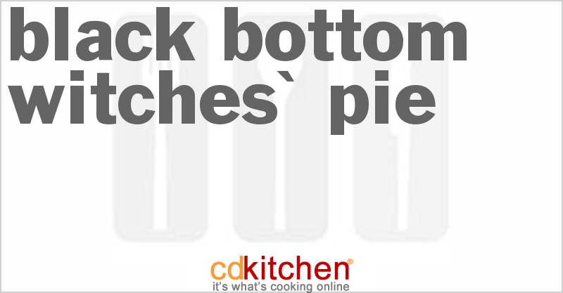 Black Bottom Witches' Pie - CDKitchen.com