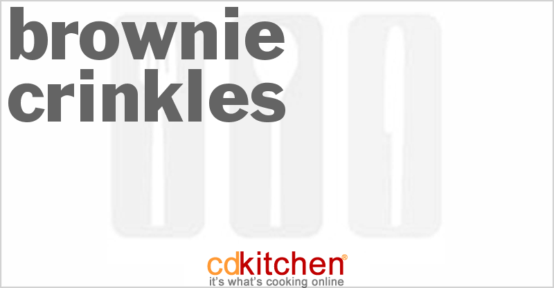 Brownie Crinkles - CDKitchen.com