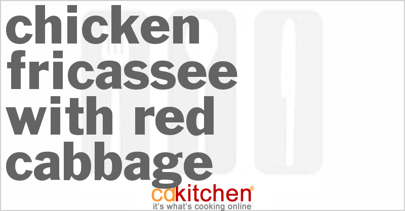 Chicken Fricassee with Red Cabbage - CDKitchen.com