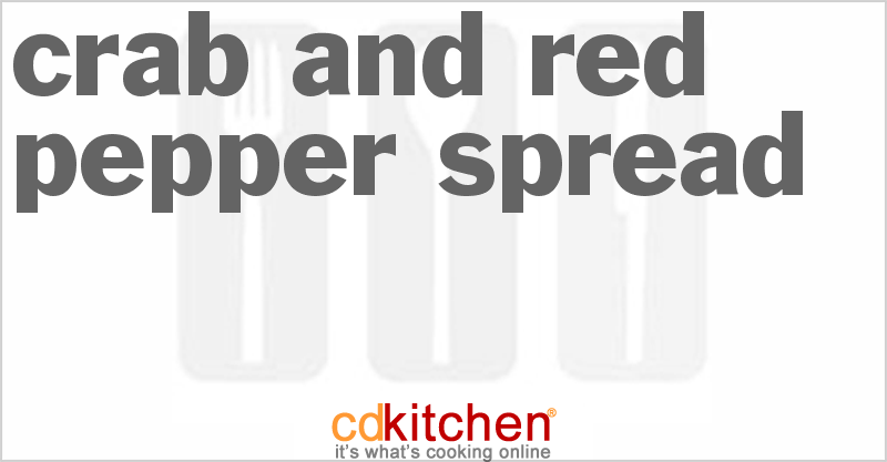 Crab And Red Pepper Spread - CDKitchen.com