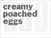 recipe for creamy poached eggs