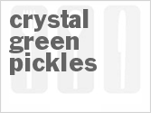 recipe for crystal green pickles