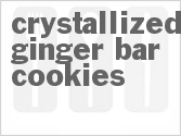 recipe for crystallized ginger bar cookies
