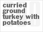 recipe for curried ground turkey with potatoes