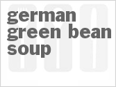 recipe for german green bean soup