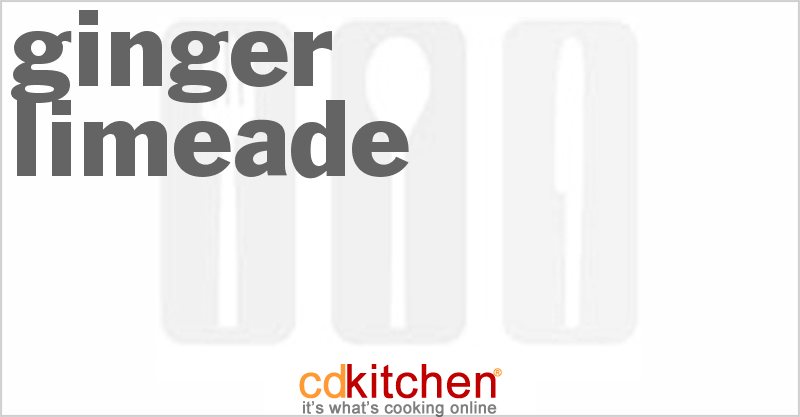 Ginger Limeade - CDKitchen.com
