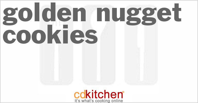 Golden Nugget Cookies - CDKitchen.com