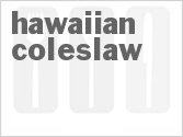 recipe for hawaiian coleslaw