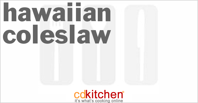 Hawaiian Coleslaw - CDKitchen.com