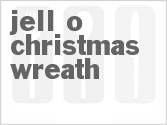 recipe for jell-o christmas wreath