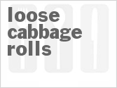 recipe for loose cabbage rolls