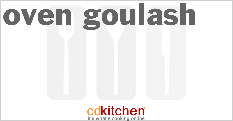 Oven Goulash - CDKitchen.com