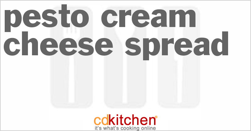 Pesto Cream Cheese Spread - CDKitchen.com