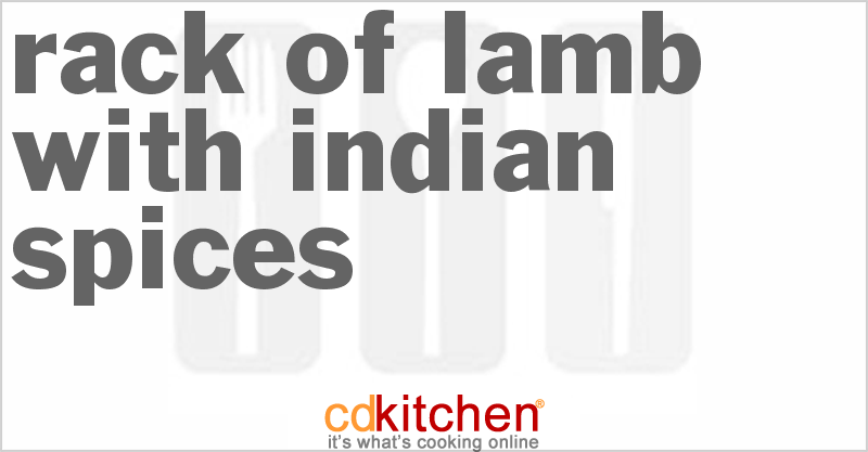 Rack Of Lamb With Indian Spices - CDKitchen.com