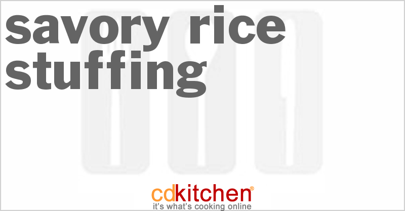 Savory Rice Stuffing - CDKitchen.com