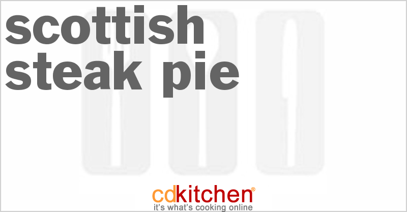 Scottish Steak Pie - CDKitchen.com