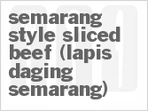 recipe for semarang-style sliced beef (lapis daging semarang)