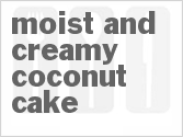 Moist And Creamy Coconut Cake