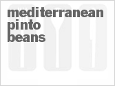 Mediterranean Pinto Beans