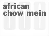 recipe for african chow mein