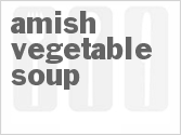 recipe for amish vegetable soup