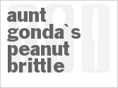recipe for aunt gonda's peanut brittle