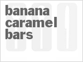 recipe for banana caramel bars