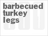 recipe for barbecued turkey legs