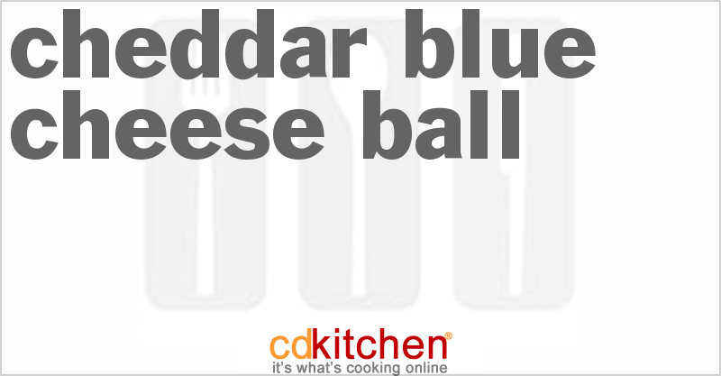 Cheddar Blue Cheese Ball - CDKitchen.com