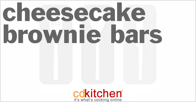 Cheesecake-Brownie Bars - CDKitchen.com
