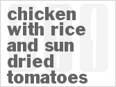 recipe for chicken with rice and sun-dried tomatoes