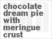 recipe for chocolate dream pie with meringue crust