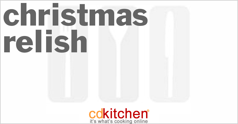 Christmas Relish - CDKitchen.com