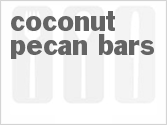 recipe for coconut-pecan bars