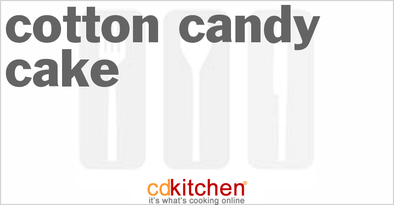 Cotton Candy Cake - CDKitchen.com
