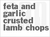 recipe for feta and garlic crusted lamb chops