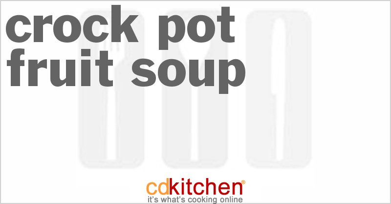 Fruit Soup - CDKitchen.com