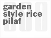 recipe for garden style rice pilaf