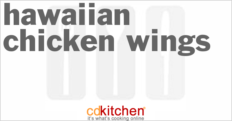 Hawaiian Chicken Wings - CDKitchen.com