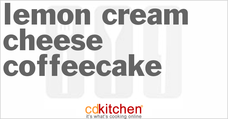 Lemon Cream Cheese Coffeecake - CDKitchen.com