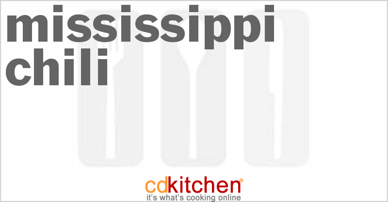 Mississippi Chili - CDKitchen.com
